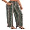 Urban CoCo Women's Boho Palazzo Pants Wide Leg Beach Pants High Waisted Lounge Pants with Pockets(XL, 18) view 3