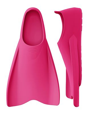 WSTOO Streamlined Training Short Fins - Silicone Swim Flippers for Adults and Youth (Men & Women), Ideal for Swimming, Snorkeling, and Diving