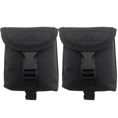 Mophoexii Scuba Diver Trim Weight Pocket - Nylon Belt Bag with Quick Release Buckle - Dive Pouch - 5LB Pair