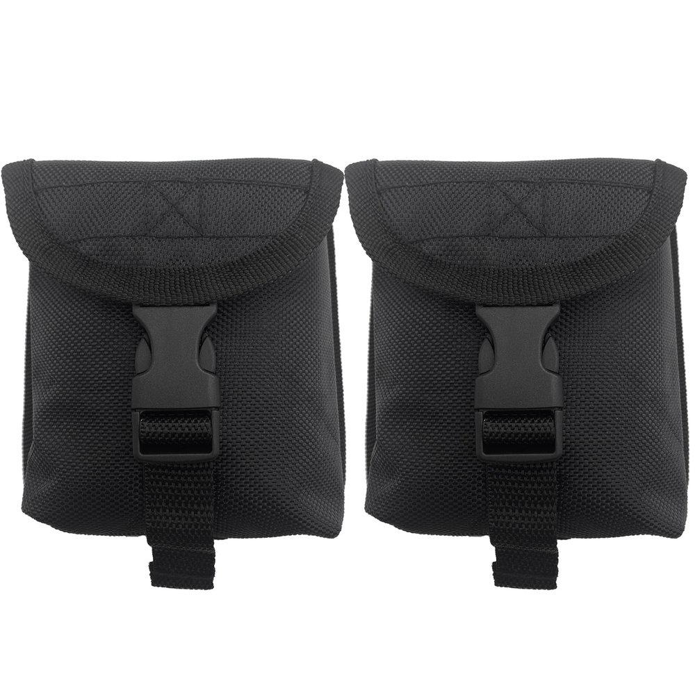 Mophoexii Scuba Diver Trim Weight Pocket - Nylon Belt Bag with Quick Release Buckle - Dive Pouch - 5LB Pair