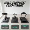 Powr Labs Bike Mat Compatible with Peloton, Treadmill, Exercise Equipment, Elliptical, Walking Pad, Indoor Bike Trainers, Home Gym Workout - Protects Hardwood Floors and Carpet view 2