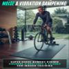 Powr Labs Bike Mat Compatible with Peloton, Treadmill, Exercise Equipment, Elliptical, Walking Pad, Indoor Bike Trainers, Home Gym Workout - Protects Hardwood Floors and Carpet view 4