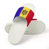 Slippers for Women and Men Moldova Flag Bedroom Shower Comfortable and Lightweight Sandals Indoor Outdoor Summer Slippers White-Style 45300mm view 3