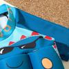 IBTOM CASTLE Toddler Swimsuit Short Sleeve One-Piece Swim Vest Baby Swimwear for Girls Boys Bathing Suit Blue - Short Sleeve 2-3T view 4