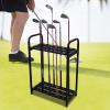 Fetcoi Golf Putter Stand, Metal Golf Clubs Organizer Rack Holder Display Shelf, Golf Club Set Storage Golf Putter Rack for 27 Putters view 4