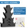 Dumbbell Storage Rack Weight Organizer Rack Only for Home Gym Weight Rack No need Assembly (4-Tier) view 2