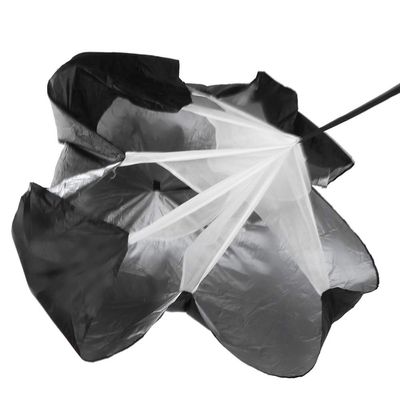 Training Resistance Parachute,plplaaoo Running Parachute for Speed Training, Power Umbrella Freeweight Running Strength Exercise, Improve Footwork Any Sport, Running Speed Training Black, trainin