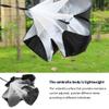 Training Resistance Parachute,plplaaoo Running Parachute for Speed Training, Power Umbrella Freeweight Running Strength Exercise, Improve Footwork Any Sport, Running Speed Training Black, trainin view 2