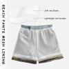Aflyko Boys' Board Shorts Steam Train Mountain Swim Trunk Beach Swimwear S view 3