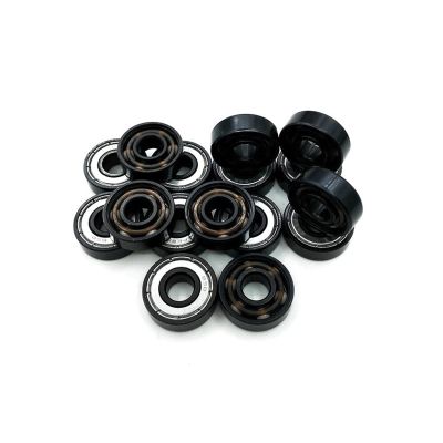 SUOFEILAIMU 16pcs Bearing 608z Zro2 Speed Bearing 608 Inline Roller Skates Bearing 8mm Skateboard Bearing Longboard Part Scooter (Color : 16pcs with Iron Box)