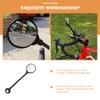 Adjustable Bike Rear View Mirror Motorcycle Handlebar Mirror Rotatable for and Easy Installation Visibility view 3