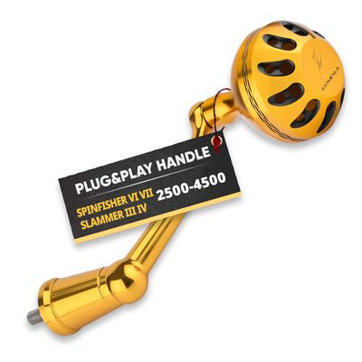 GOMEXUS Power Handle for Penn Spinfisher VI VII Slammer III IV 2500-4500,Fishing Reel Replacement Parts