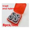 SUOFEILAIMU 627RS Zro2 5 Balls Bearings 7x7x22mm Upgrade Ceramic Quad Skates Ball Bearing for Artistic Roller Quad Hockey Skate 627 (Color : 8 pcs 5 Balls Zro2) view 3