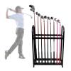 Fetcoi Golf Putter Stand, 18-Putter Rack, Black Steel, Organizer for Golf Club Set Storage view 4