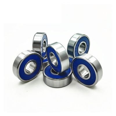 SUOFEILAIMU 608-2rs Bearing for Scooter Inline Skate Wheels Skate Shoes Bearing 608 Gcr15 ABEC 9 Skateboard Longboard Bearing (Color : 8pcs Blue Abec9 Gcr15)