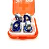 SUOFEILAIMU 608-2rs Bearing for Scooter Inline Skate Wheels Skate Shoes Bearing 608 Gcr15 ABEC 9 Skateboard Longboard Bearing (Color : 8pcs Blue Abec9 Gcr15) view 2