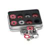 SUOFEILAIMU 16pcs Inline Skates Bearing 608RS Skateboard Wheels Skating Bearing Longboard Board Bearings ABEC-9 608 (Color : 16pcs 608rs ABEC-9) view 2