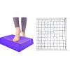 Balance Board Foam Pad Yoga Mat, 12.2X9.4X2.4'' Rocker Board Physical Therapy, Volleyball Nets, Professional Volleyball Net, Portable Volleyball Replacement Net for Backyard Schoolyard Sports Beach view 1
