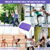 Balance Board Foam Pad Yoga Mat, 12.2X9.4X2.4'' Rocker Board Physical Therapy, Volleyball Nets, Professional Volleyball Net, Portable Volleyball Replacement Net for Backyard Schoolyard Sports Beach view 4