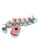 SUOFEILAIMU 608-2RS Red Skates Bearing 608 Skateboard Long Board Bearings for Skateboard Scooter Wheels 3D Printer 608 Bearings (Color : 10pcs 608 2rs ABEC-7) view 2