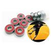 SUOFEILAIMU 608-2RS Red Skates Bearing 608 Skateboard Long Board Bearings for Skateboard Scooter Wheels 3D Printer 608 Bearings (Color : 10pcs 608 2rs ABEC-7) view 4