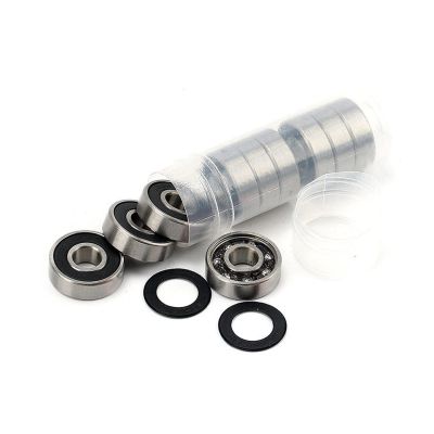 SUOFEILAIMU S608-2RS Stainless Steel Skate Bearings 8x22x7mm Inline Roller Speed Skate Skateboard Longboard Scooter Bearing 608 (Color : 10pcs s608-2rs)