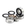 SUOFEILAIMU S608-2RS Stainless Steel Skate Bearings 8x22x7mm Inline Roller Speed Skate Skateboard Longboard Scooter Bearing 608 (Color : 10pcs s608-2rs) view 4