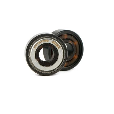 SUOFEILAIMU 608z Si3n4 Zro2 Ceramic Ball Bearings Abec-11 Skateboard Inline Roller Skates Scooter Bearing (Color : 2pcs si3n4 6 Ball 608)