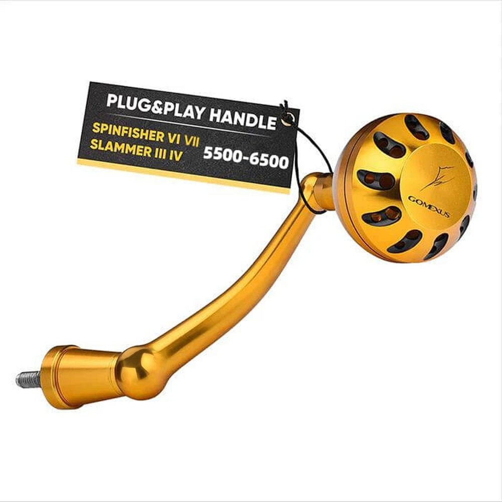 GOMEXUS Power Handle for Penn Spinfisher VI VII Slammer III IV 5500-6500,Fishing Reel Handle(Not for Penn 6500 SS)