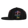 DARLEKS American Grown Bahamian Roots The Bahamas Flag Flat Bill Brim Baseball Cap Cool Hip Hop Trucker Hat Men Women Adjustable Baseball Caps view 3