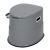 Outvita Portable Toilet, Outdoor Lightweight Porta Potty with Detachable Inner Bucket Removable Toilet Paper Holder for Camping Boat RV Hiking Living Room (Gray) view 2