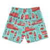 Aflyko Boys' Board Shorts Cute Fire Rescue Truck Swim Trunk Beach Swimwear 4T view 2