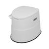 Outvita Portable Toilet, Outdoor Lightweight Porta Potty with Detachable Inner Bucket Removable Toilet Paper Holder for Camping Boat RV Hiking Living Room (White) view 2