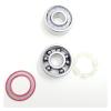 SUOFEILAIMU 608-2rs Skate Board Inline Skates Shoes Bearing Deep ABEC-7 8x22x7mm Groove Ball Longboard Bearings 608 (Color : Red, Size : 8pcs Bearings) view 2
