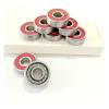 SUOFEILAIMU 608-2rs Skate Board Inline Skates Shoes Bearing Deep ABEC-7 8x22x7mm Groove Ball Longboard Bearings 608 (Color : Red, Size : 8pcs Bearings) view 4