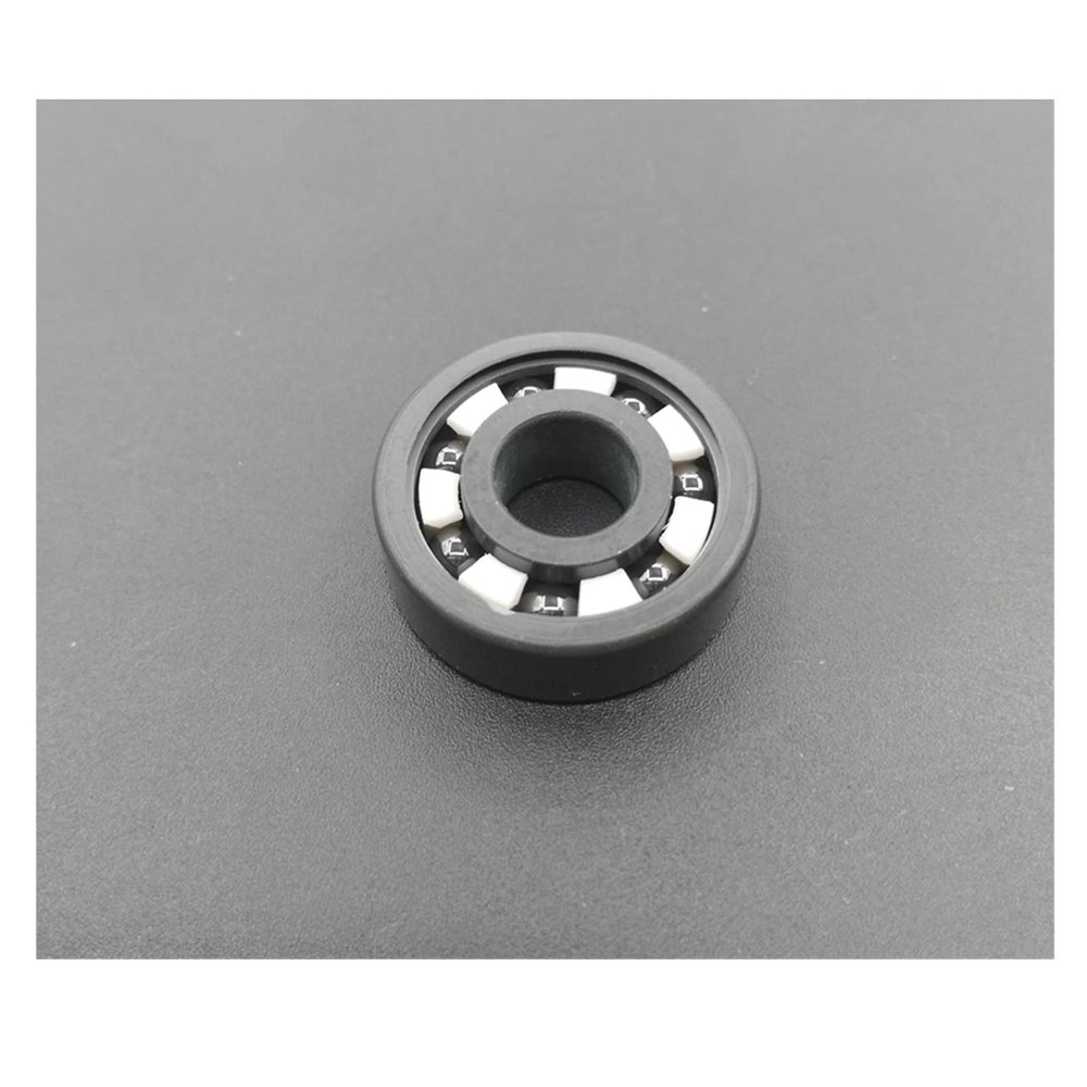 SUOFEILAIMU 608RS 7mm/8mm Full Ceramic Bearing ZrO2/Si3n4 Bearing Skateboard 7mm Quad Skates Bearing Inline Skates Bearings ABEC11 (Color : 1pc Si3n4 608 Open)