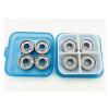 SUOFEILAIMU 608 ABEC-11 Ceramic 5 Balls Bearing for Skateboard Inline Skate Longboard Roller Skates Stable Ceramic Skate Bearings (Color : 8pcs) view 1