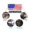 ANTREEMAG Gun Magnet Mount, 55 lb Rating,Magnetic Gun Holster| Rubber Coated Gun Holder for Handgun, Shotgun, Rifles, Revolvers| Beside Holster, Using in Cars, Trucks, Wall, Desk (3-Pack US Flag) view 2