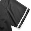 ACEFAST INC Kids Baseball Jersey Button Blank Softball Team Uniform Girls Boys Hip Hop T-Shirt Solid Color Sweatshirt Black view 4