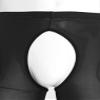 Hularka Men's Mesh Sheer Yoga Pants See Through Compression Tights Workout Leggings Hollow Out Bottom Black One Size view 2
