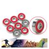 SUOFEILAIMU 8pcs High Speed Skate Bearing 608 Hand Spiner Bearing Red Skateboard Bearing Inline Roller Skate Longboard Bearing (Color : 8pcs ABEC9 1 Seal) view 3