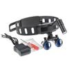 DOC.ROYAL 5W LED Headlight with 3.5X Loupes Surgical Leather Headband Glasses Working Distance 440-540mm view 2