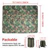 LOOGU Camo Blanket Waterproof Poncho Liner for Outdoor Camping, Hiking, Hunting, Survival, Backpacking, Picnicking, Fishing Trips view 2