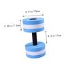 FAVOMOTO 2pcs Floating Dumbbells for Swimming Pool Pull Buoy Training Equipment Water Barbell Eva Material Light Weight for Men Women view 2