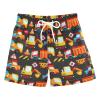 Aflyko Boys' Board Shorts Construction Truck Cartoon Cute Toddler Swim Trunk Beach Swimwear view 1
