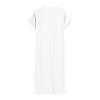 QWENTMTNTY Kaftan for Men Short Sleeve Casual Zip Up Muslim Thobe Dresses Loose Fit Solid Round Neck Beach Summer Robe Dress White view 4