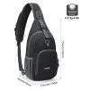 G4Free RFID Sling Bag Crossbody Backpack Small Chest Shoulder Bag Hiking Outdoor view 2