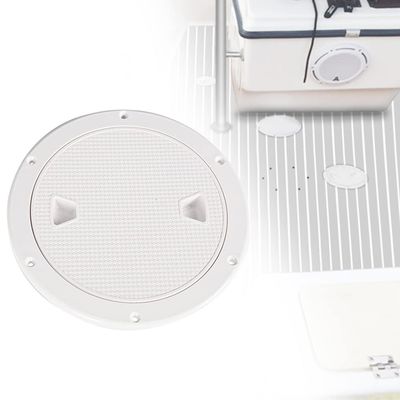 asdmm Boat Inspection Deck Plate Hatch for Kayak Yacht Sailing Circular Seals Accessories, with Detachable Cover, Non Slip (6)