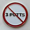 Evergolf New No 3 Putts Golf Ball Marker view 1