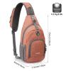 G4Free RFID Sling Bag Crossbody Backpack Small Chest Shoulder Bag Hiking Outdoor view 2